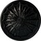 Ekena Millwork Artis Ceiling Medallion, Hand-Painted Black Pearl, 27 1/8"OD x 2 5/8"P CM27ARBPS - alternate 1